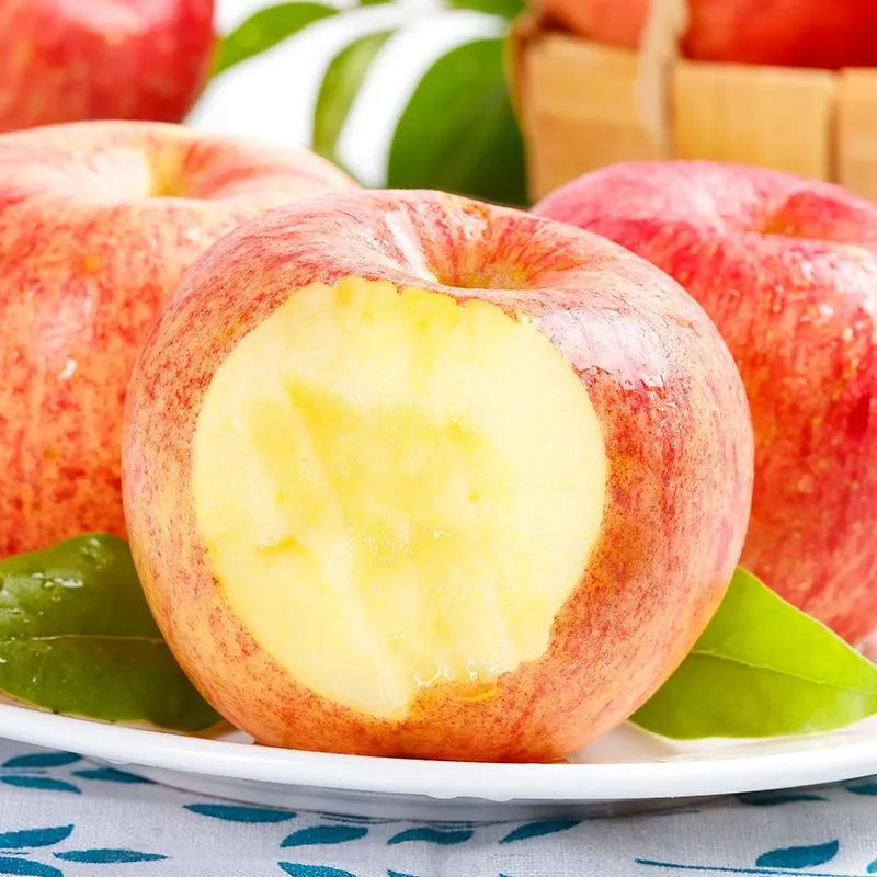 正宗沂源红苹果红富士脆甜多汁新鲜孕妇水果现摘现发整箱 9斤特大果【90mm以上】