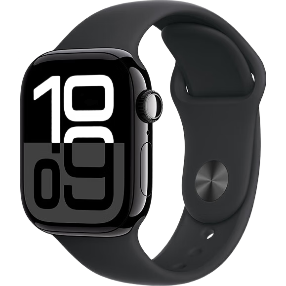 Apple Watch Series 10 �����ֱ�42��������ɫ���������Ǻ�ɫ�˶��ͱ���M/L��GPS��