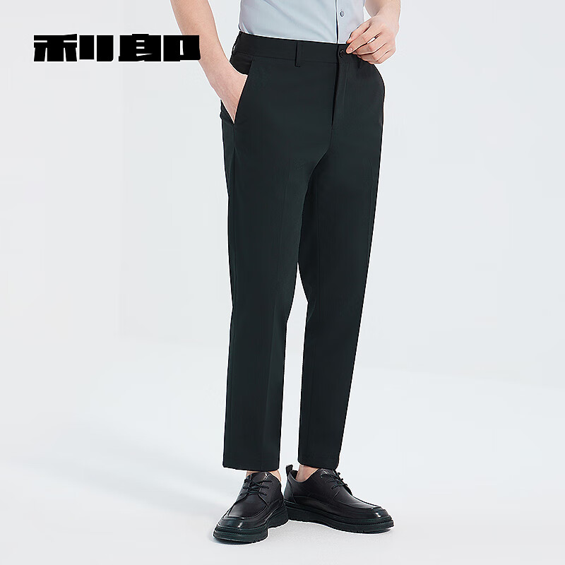 利郎【商场同款】男裤西裤男休闲裤纯色商务夏季新款男士西装裤子 深灰（25XCK10102） 37 (185/94B)