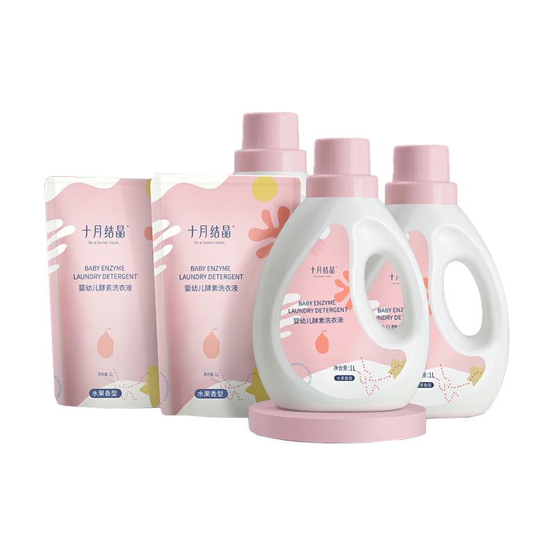 ʮ�½ᾧ Ӥ��ϴ��Һ ����ר�� �������ȥ�� ���װ 5L 45.9Ԫ