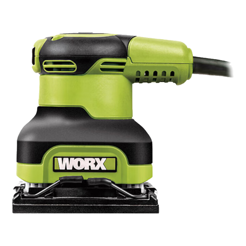 威克士（WORX）砂紙機砂光機WU646木工墻壁墻面膩子磨墻機649打磨機639電動工具 WU646 240瓦 小方砂