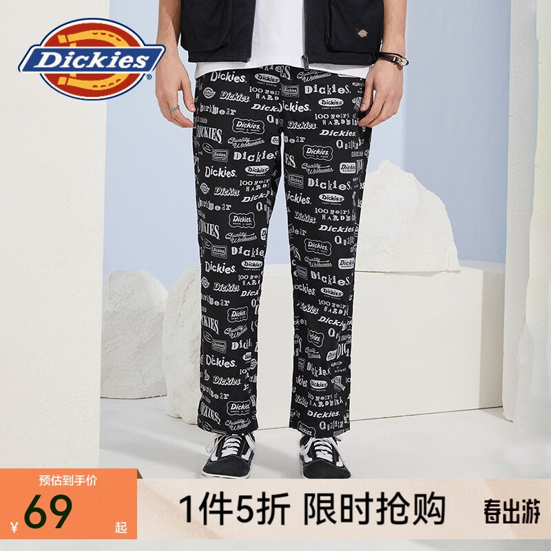 dickies ���� ��Ůͬ�� ���Գ���Ϳѻ���п�010206 ��ɫDickies����ӡ�� 28