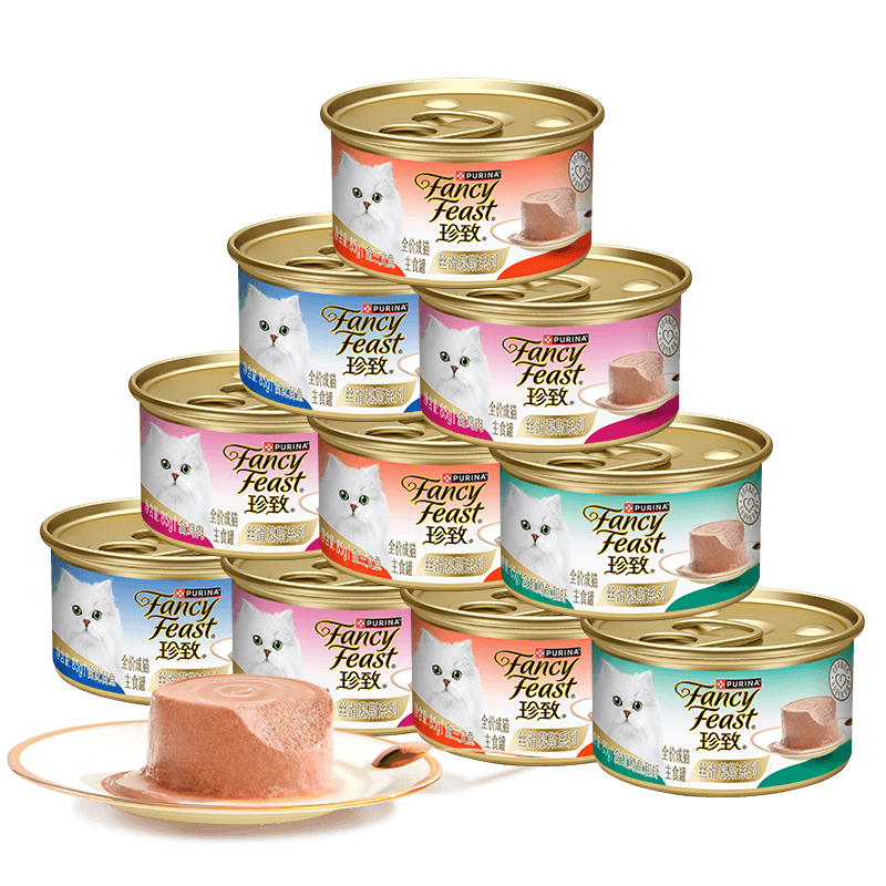 ���� FancyFeast è��Ľ˹��ͷ ʪ���̸� ��èȫ���� 85g��24�� ��Ͽ�ζ112.1Ԫ