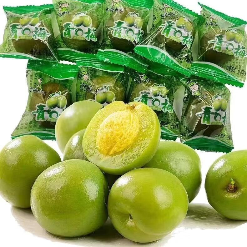 清爽梅去火梅大果脆梅溜溜梅脆青梅孕婦零食青口梅獨(dú)立包裝蜜餞 250.2G酸甜脆.梅