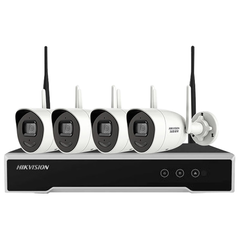 ?？低暠O(jiān)控器攝像頭套裝400萬高清無線wifi白光全彩攝像機(jī)錄音室外安防監(jiān)控全套設(shè)備 8個(gè)攝像頭套裝 帶6T硬盤