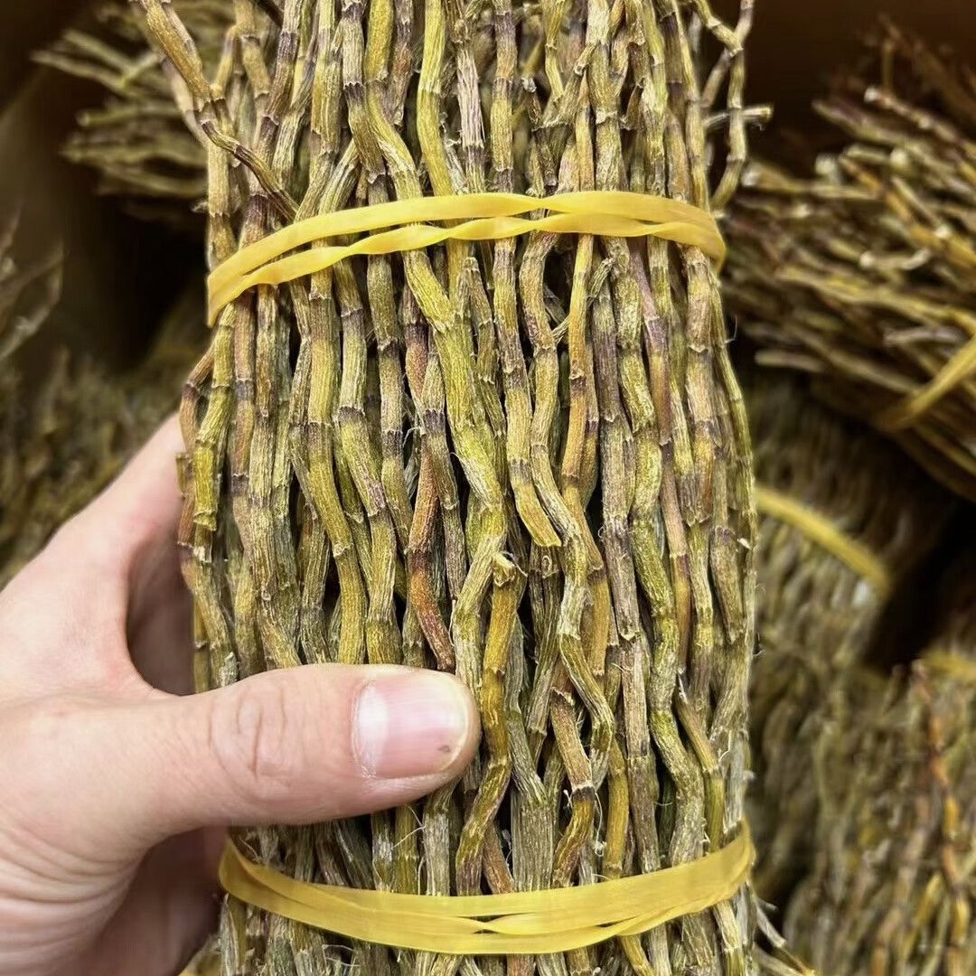 霍山正品种植正宗铁皮石斛干条铁皮胶质多无渣干货石斛煲汤 精品石斛干条100g