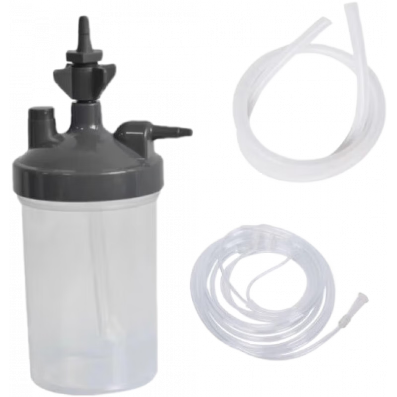 康尚制氧機濕化瓶KS-3N/KSN-3K/SOC-康尚5濕化杯濕化瓶3/5升配件 塔尖濕化杯+連接管+2米2根吸氧管