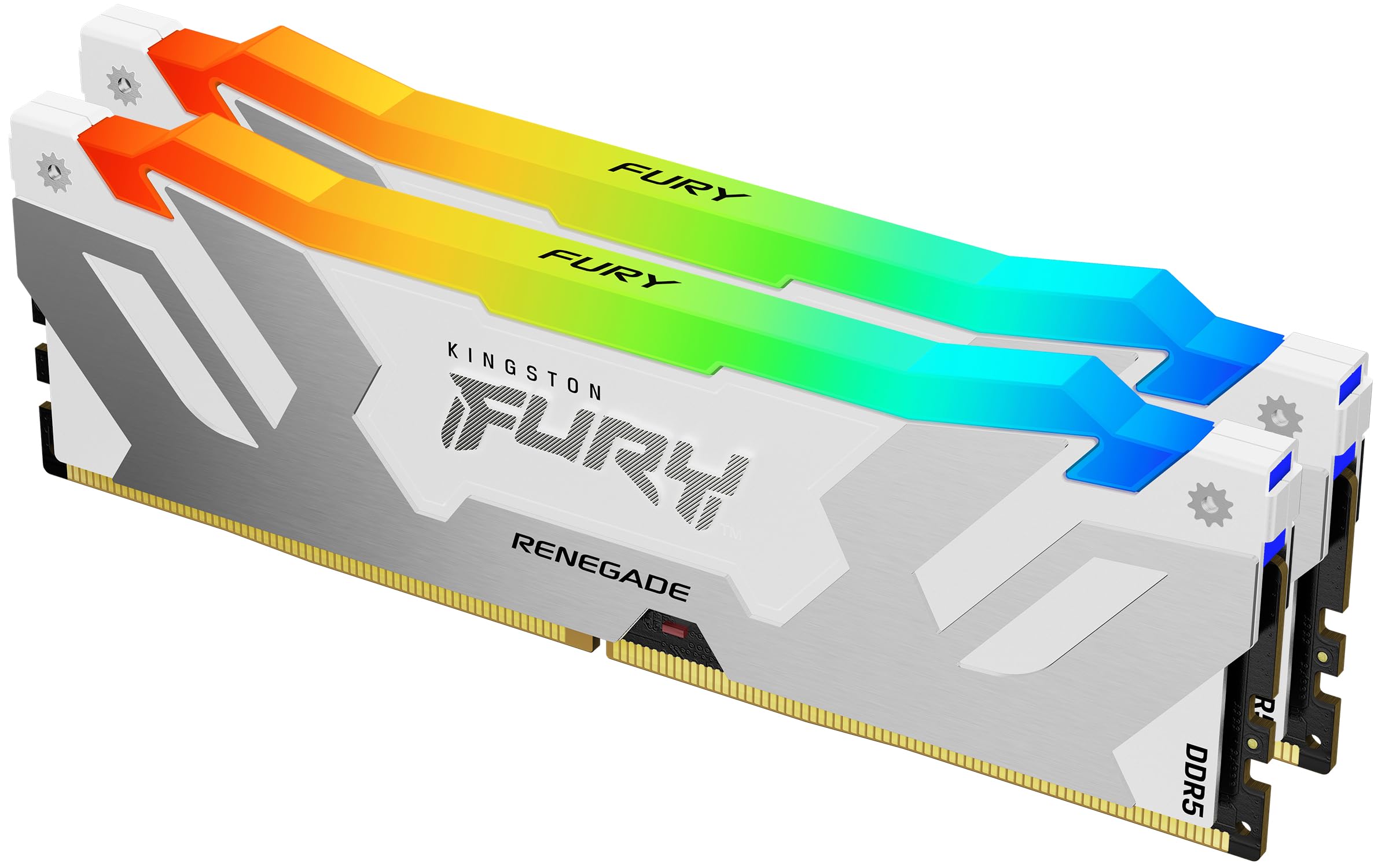 金士顿（Kingston） DDR5 32GB 7200频率 台式机内存条 RGB炫彩 CL38超频