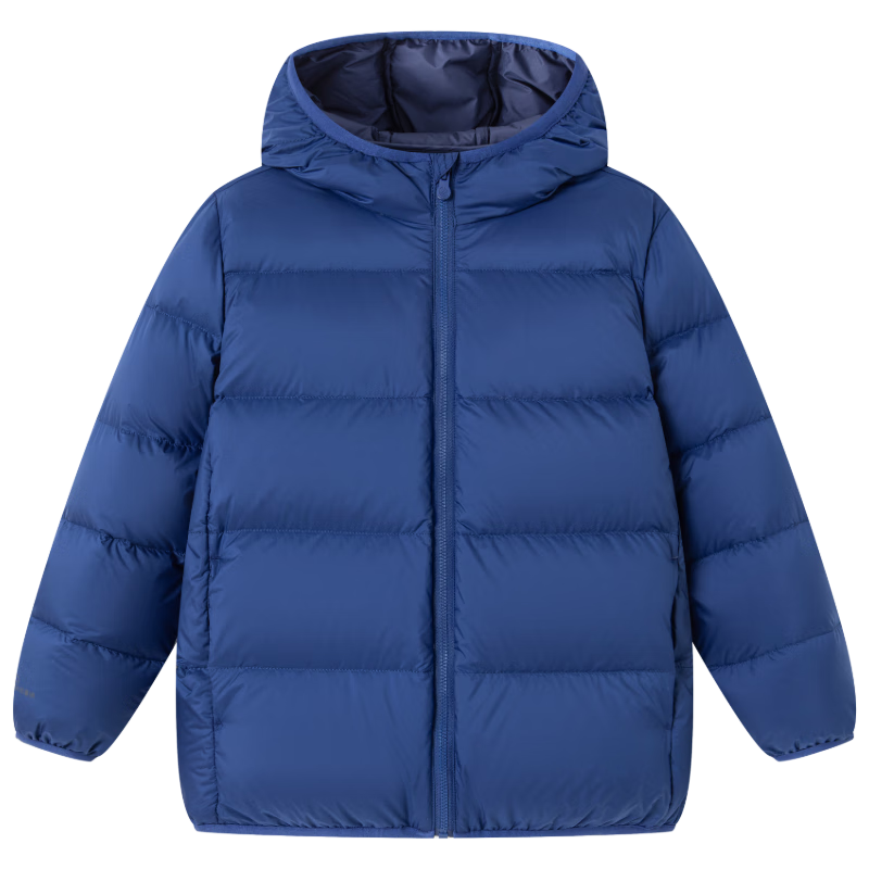 波司登25年秋季羽绒服鸭绒男女儿童5A抗菌宽松短款轻薄连帽外套