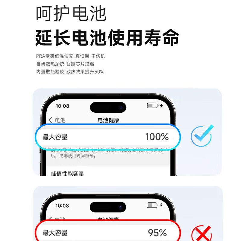 PRA适配苹果充电器充电线氮化镓原装30W快充PD套装苹果16ProMax 15 14手机13 12正品充电头20W数据线 【适配苹果6-14系列】20W快充头+闪充线1米