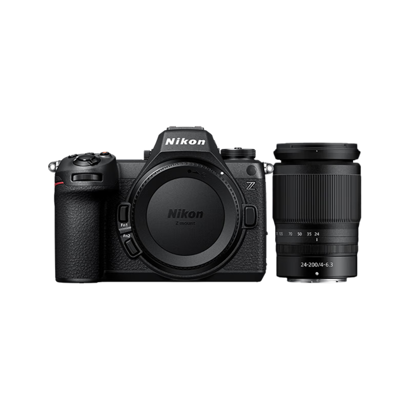 尼康(Nikon)Z6III/(Z63)专业全画幅微单相机 Z6三代高清摄影拍照视频直播防抖 vlog数码相机 打鸟 拍鸟 出游 Z6III单机+Z24-200镜头 标配【赠配件礼包,不要可减价】实付19569元
