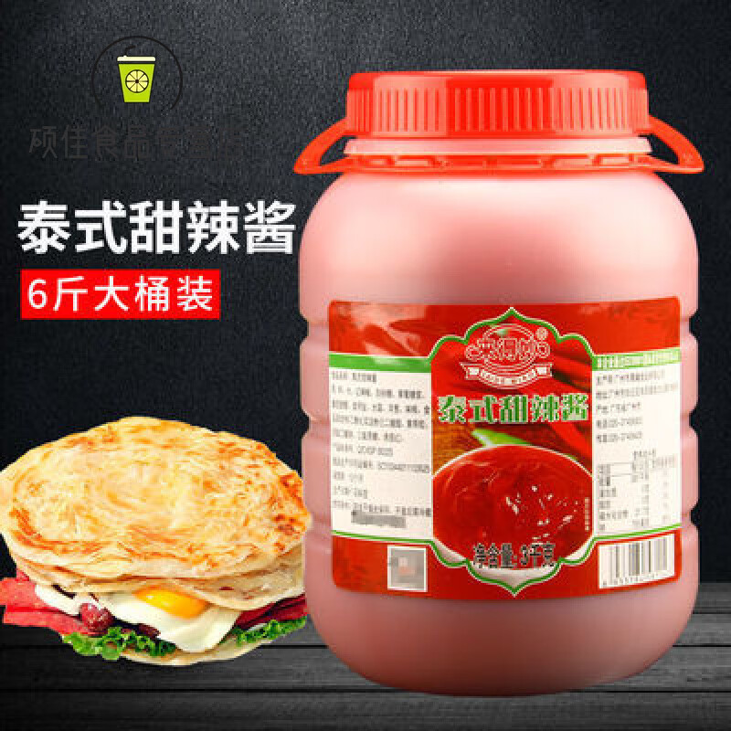 來得妙泰式甜辣醬3kg 大桶烤肉拌飯薯條春卷炸雞塊 3000g