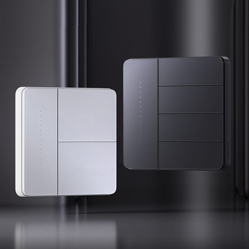 Aqara綠米智能墻壁開(kāi)關(guān)卡農Z1 Pro接入HomeKit全屋智能面板 z1 pro 皎月白 單鍵