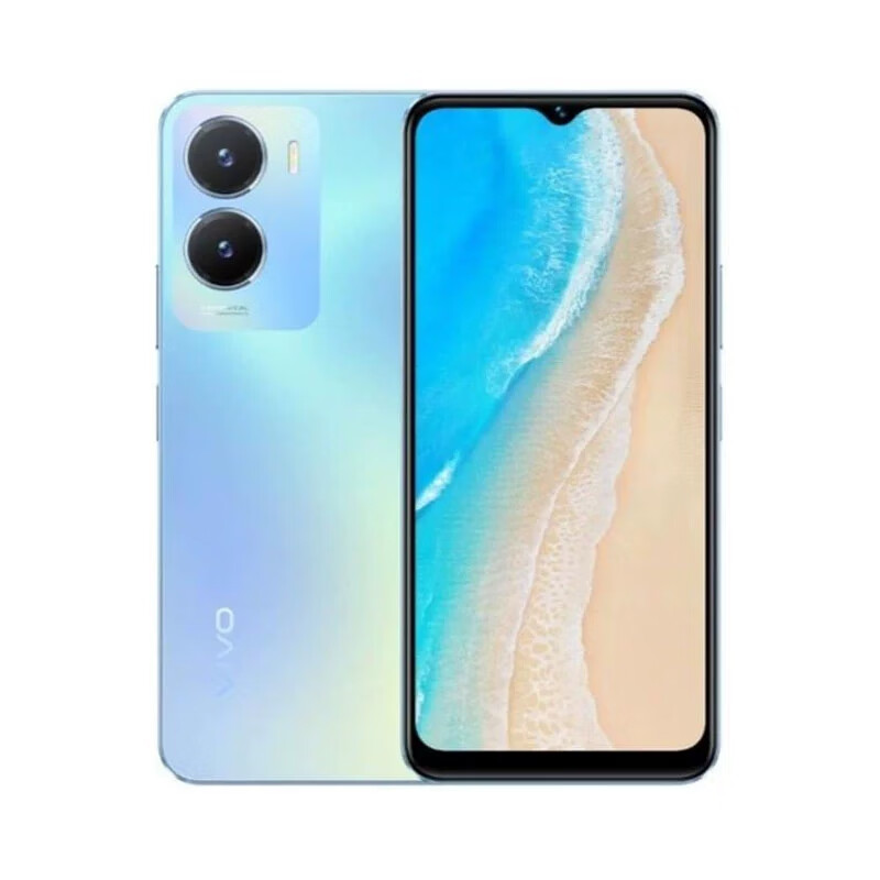 VIVO Y355GY35通天玑700长待机手机y36 y37 y300 冰云蓝 套餐三选送充电宝4GB+128GB