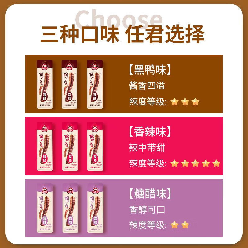 好照头湖南特产小吃酱卤味海味零食礼包 香辣味风干手撕烤脖约32克 20包