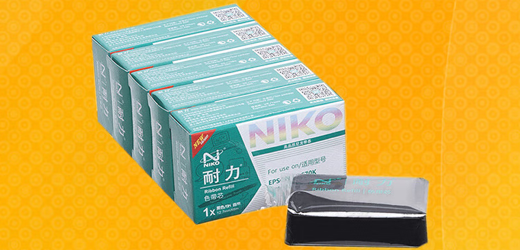 美衣羊通用于爱普生LQ680K色带芯660K LQ-670K+T LQ670K 实达BP690K BP690KII BP830K EPSON针式打印机色 5 只装 色带芯（长6米）（买 5诵1）