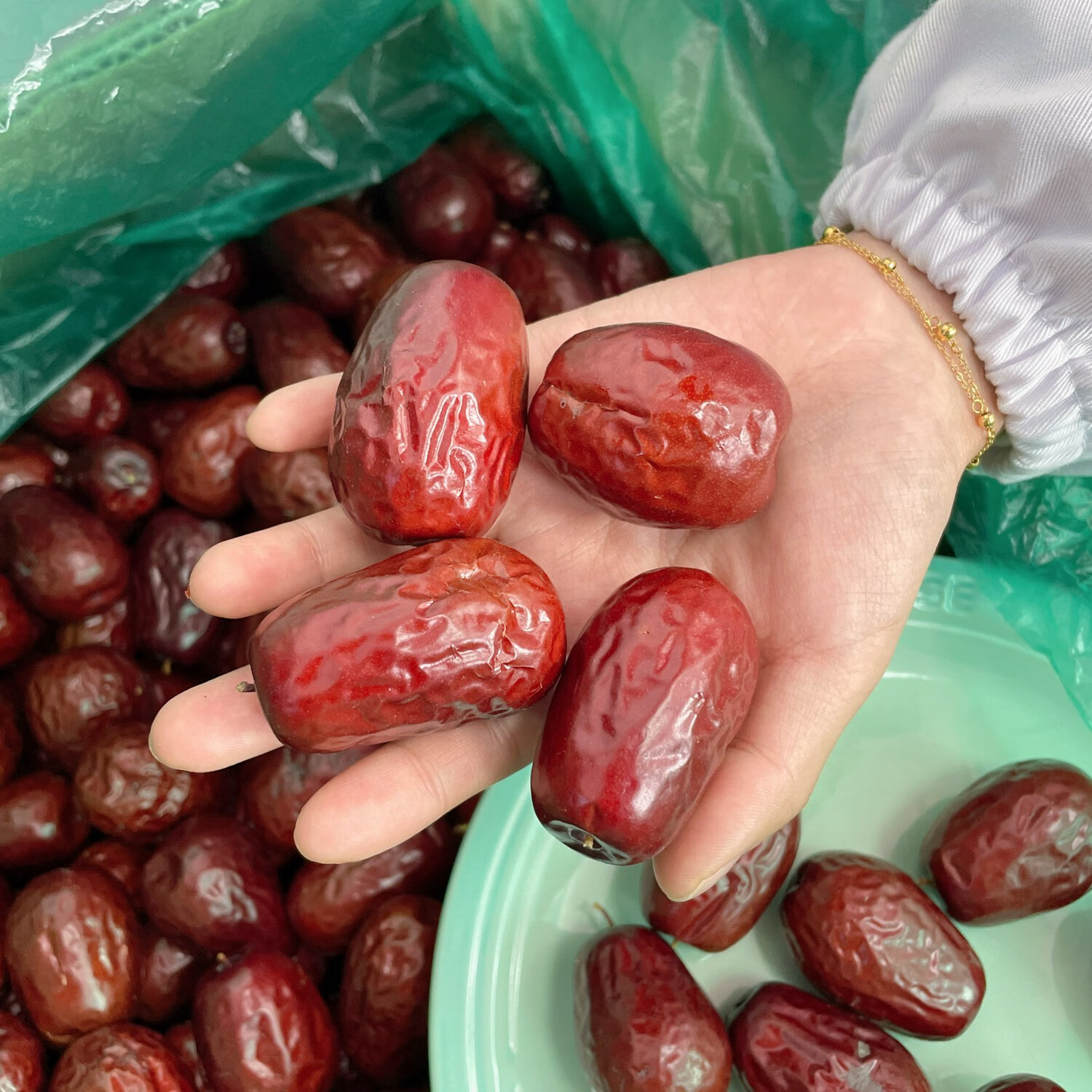 新疆紅棗正宗新疆特產(chǎn)和田大棗2024新棗 和田大棗3斤1斤*3