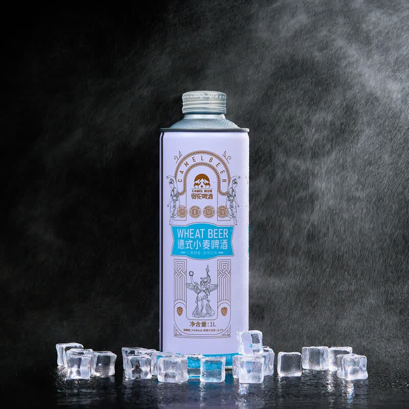 骆驼啤酒精酿小麦白啤德式白啤 聚餐自饮送礼 京东快递送货上门 破损包赔 1000mL 6瓶 整箱装