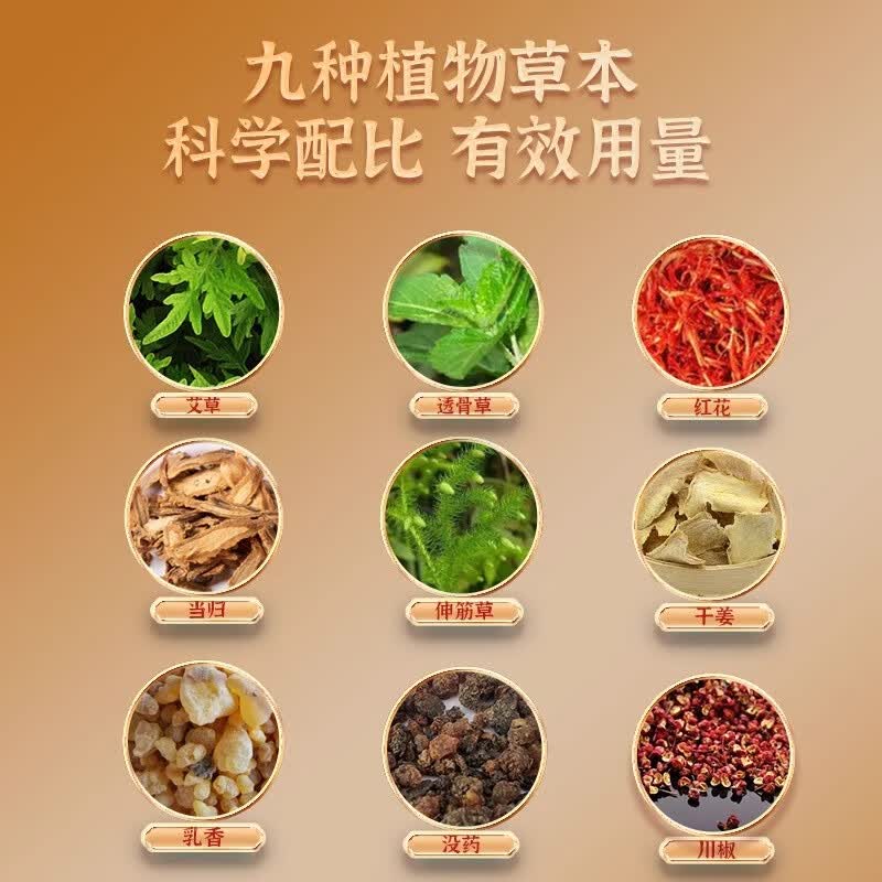 中葆堂艾草肩周贴艾草贴温热敷贴艾灸贴三伏贴贴艾灸关节贴12贴/盒 【5盒】艾草肩周12贴/盒