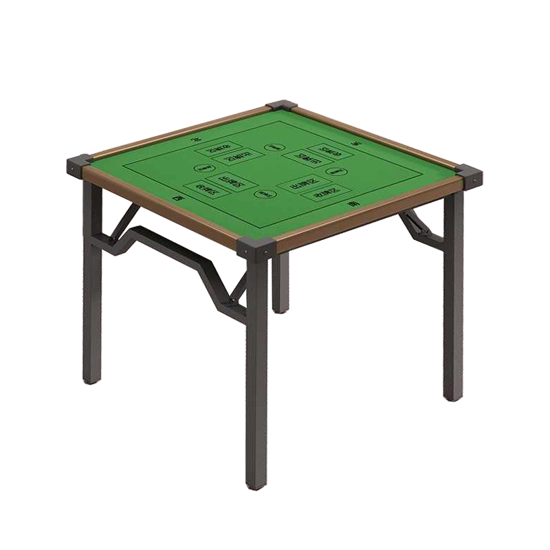 YOIK摜蛋專用桌麻將撲克比賽棋牌桌餐桌兩用鋁合金包邊折疊加厚不擋腿