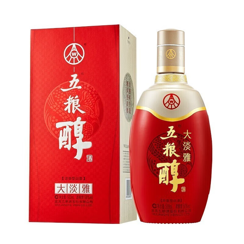 五粮液宜宾五粮液股份公司出品五粮醇浓香型白酒新老款随机发货【喜酒】 50度 500mL 6瓶 五粮醇大淡雅