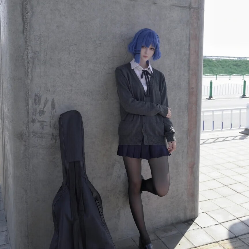 华可孤独摇滚cos服 山田凉cos服二次元全套卡通动漫周边角色扮演 单件毛衣 XL