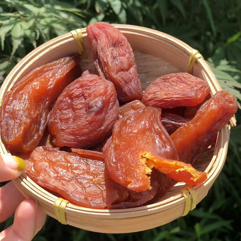 臨安天目小香薯干帶皮紅薯干地瓜干農(nóng)家自制手工番薯干甘薯 250克*2包