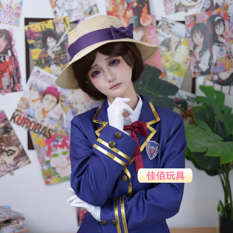 班达熊第五人格cos服医生模范生象牙塔cosplay游戏周边角色扮演二次元 假发(含发网) S