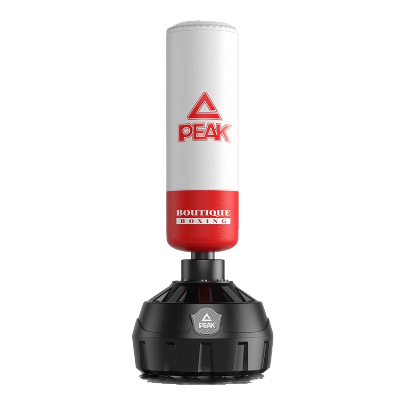 匹克（PEAK）沙袋家用散打立式不倒翁成人沙包專業(yè)拳靶跆拳道兒童拳擊訓練器材 紅白升級款-加兒童拳套