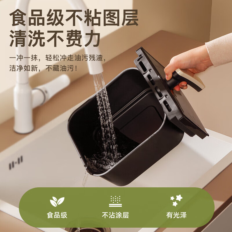 С�ױ�������ը�����ÿ��Ӳ��÷���6L��������׼���������ۿ���ըһ���ⷭ��ը�� 6L �����˫��ť�ٿ�+�ϵ����+�־��ڵ���