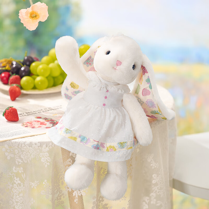伽百利毛绒玩具可爱兔子公仔玩偶礼物摆件抱枕陪伴生日礼物送女生送儿童 W3595格林达30cm