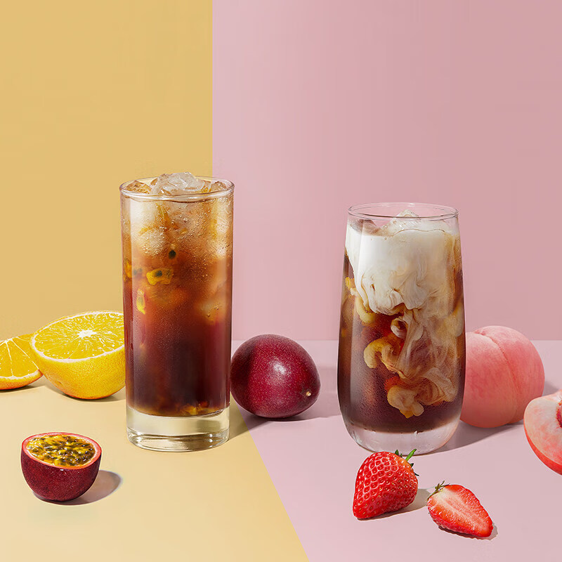 雀巢果萃特调 速溶奶茶 清醇奶咖 即溶饮品  沁风桃桃风味15g*5条*3盒