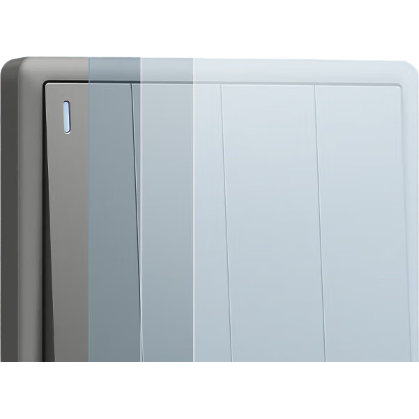 公牛（BULL）开关插座G36系列四开双控开关G36K412星空灰暗装