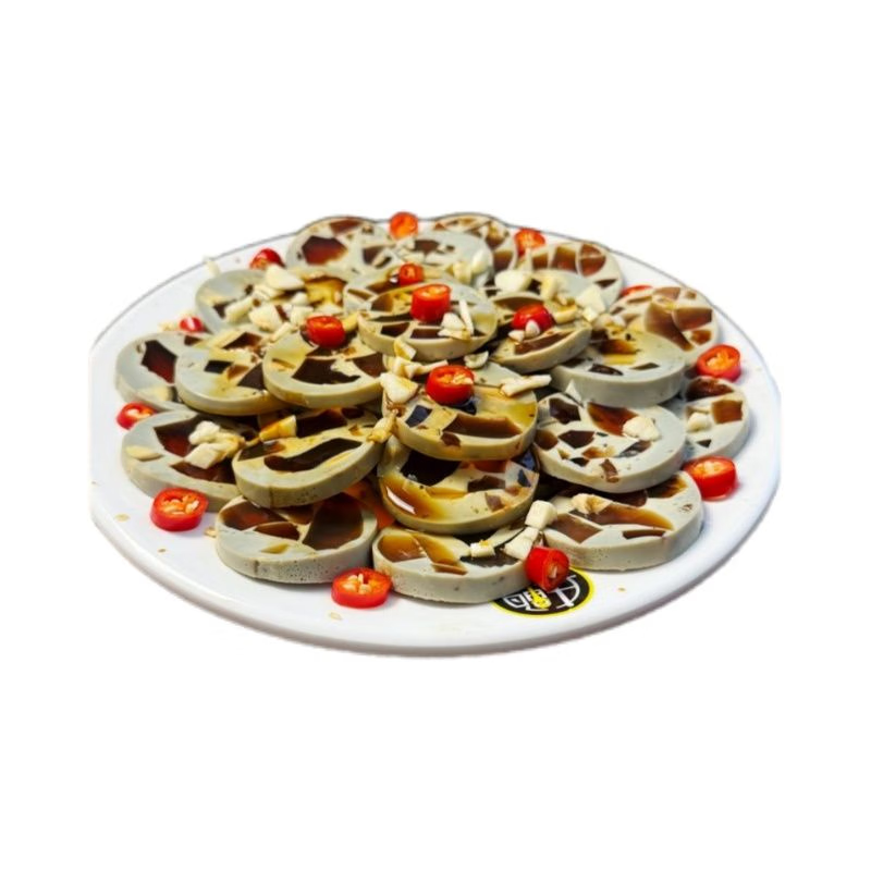 庄里鸭皮蛋松花蛋肠240g每支松花蛋变蛋香肠皮蛋瘦肉粥下酒菜冷盘菜 松花蛋肠240g*2根