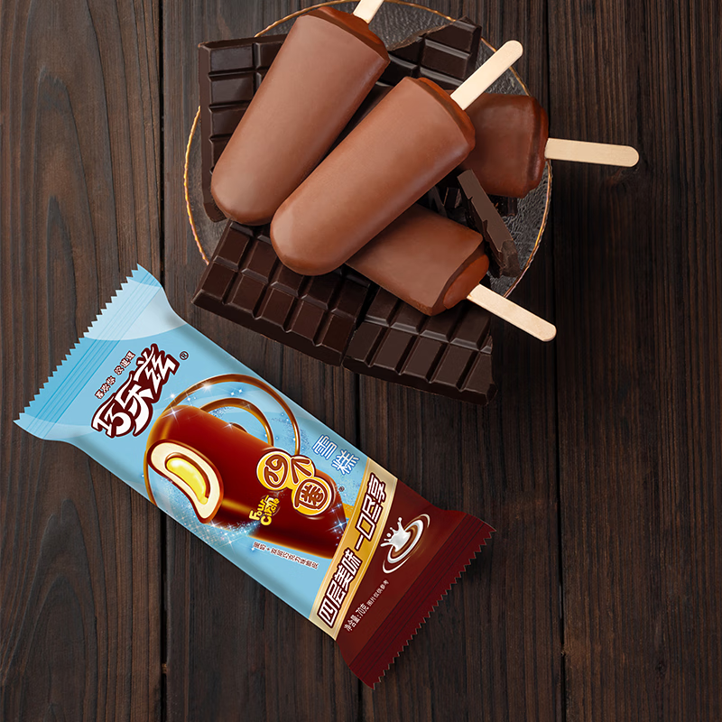 伊利巧乐兹四个圈双口味与巧乐兹芋泥糯兹兹口味15支装冰淇淋雪糕