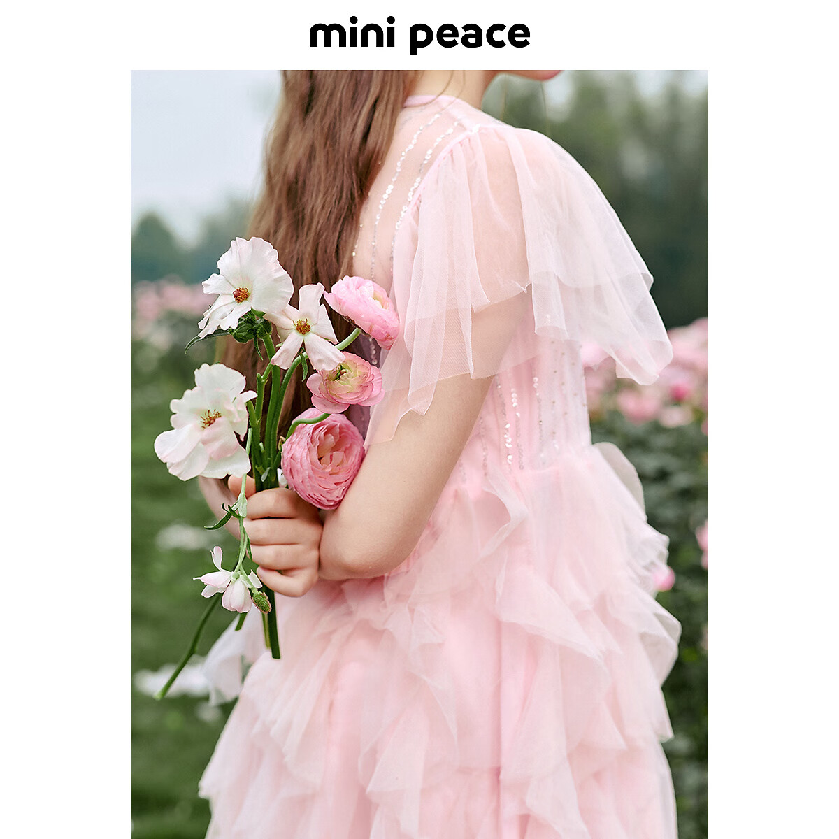MiniPeace太平鸟童装夏新女童连衣裙F2FAE2J24作废