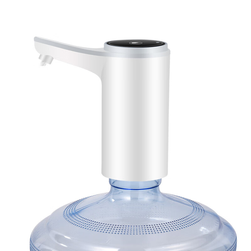 世纪通批桶装水抽水器电动饮水机家用充电矿泉纯净水桶压水器上水 048白色