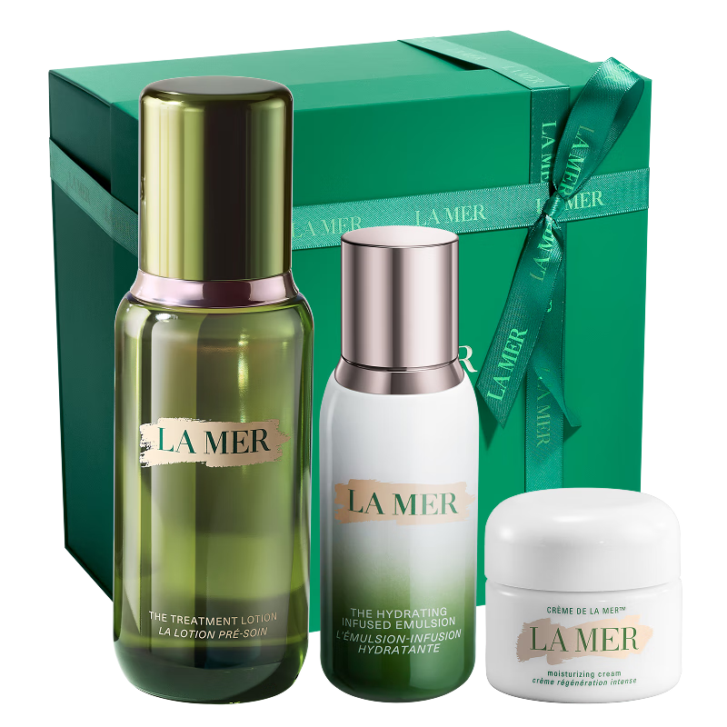 海蓝之谜（LA MER）分时修护套装(精萃水+精萃乳+面霜)护肤品化妆品礼盒生日礼物女