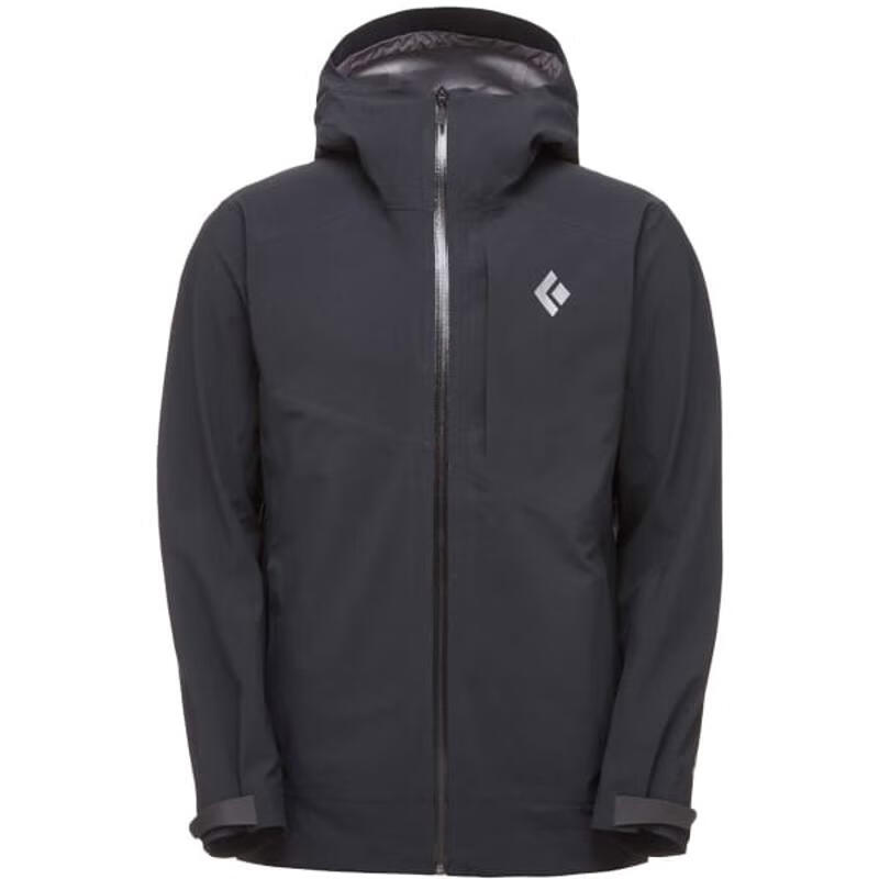 Black Diamond男士休闲滑雪外套弹性面料防风保暖活动服装 Black XL