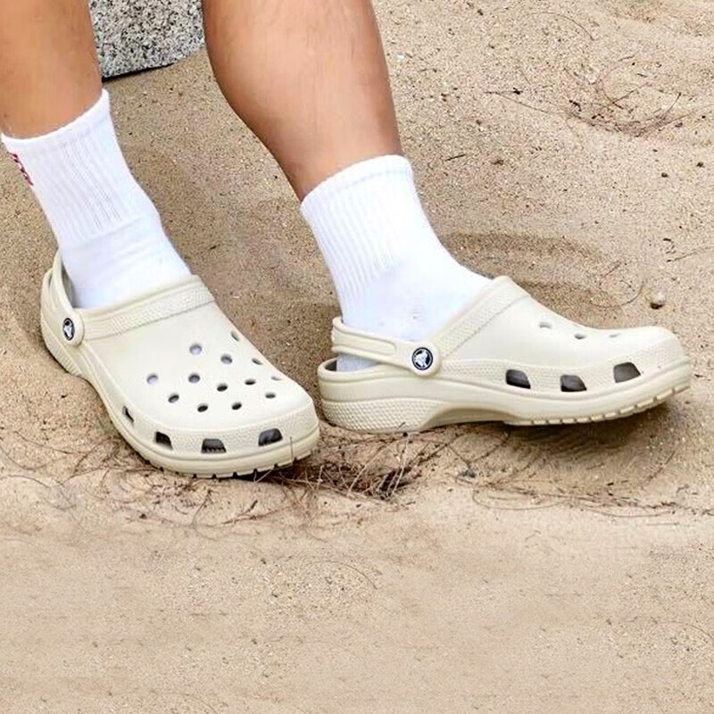 ����ۣ�crocs������Ь��Ů�¿��ͷ��Ь͸����ĥ��Ь��ˮ��㾭�䶴��Ьɳ̲Ь 10001-2Y2 38 -39