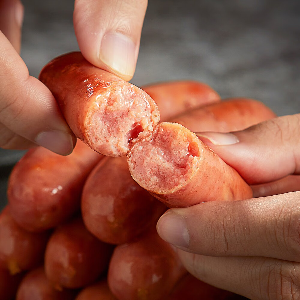 盒马代购工坊台式香肠520g整块原切配方不添加鸡鸭肉鲜嫩多汁 台式香肠520g*1袋