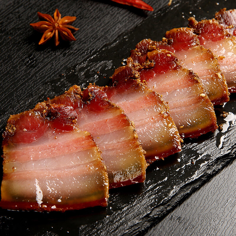 黔五福貴州風(fēng)肉400g非煙熏五花臘肉自制正宗貴州貴陽(yáng)特產(chǎn)臘味制品 風(fēng)肉400g(五花臘肉） 貴州風(fēng)肉