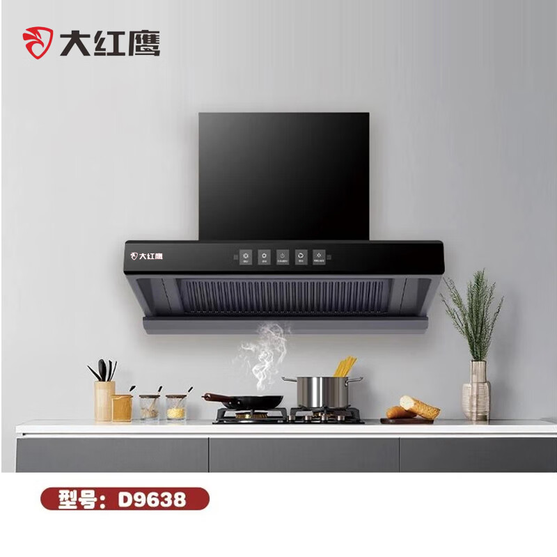 大红鹰（dahongying）家用电器大吸力抽油烟机D9638