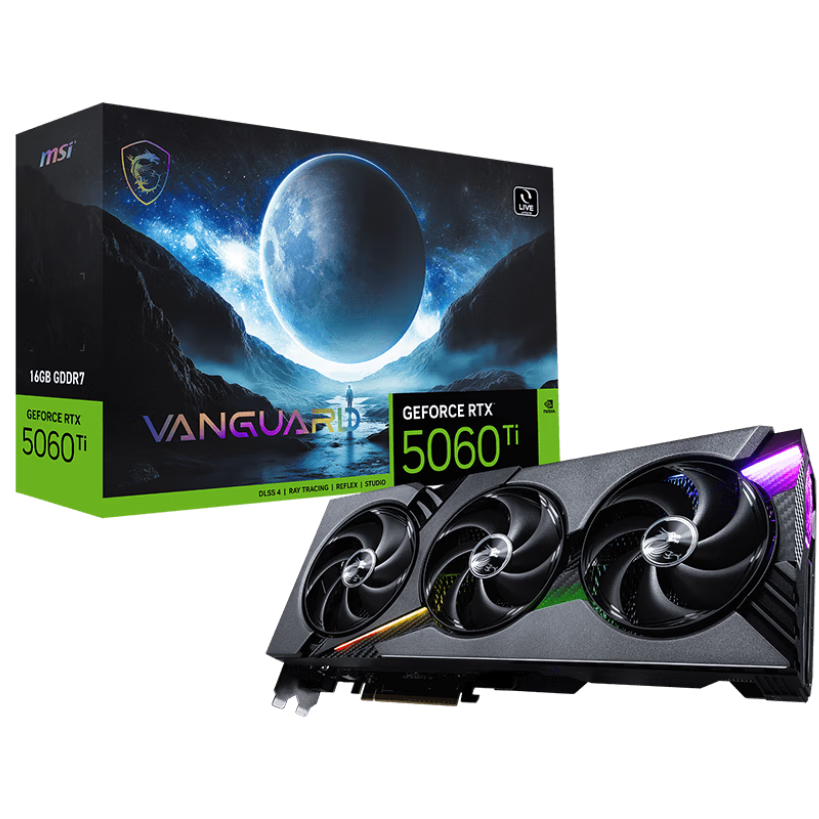 ΢��RTX5060Ti 16G 8G ħ�� Ӳ��ʦ�羺��Ϸרҵ���AI��������ѧϰ̨ʽ���� �Կ� RTX5060TI 16G ���� OC