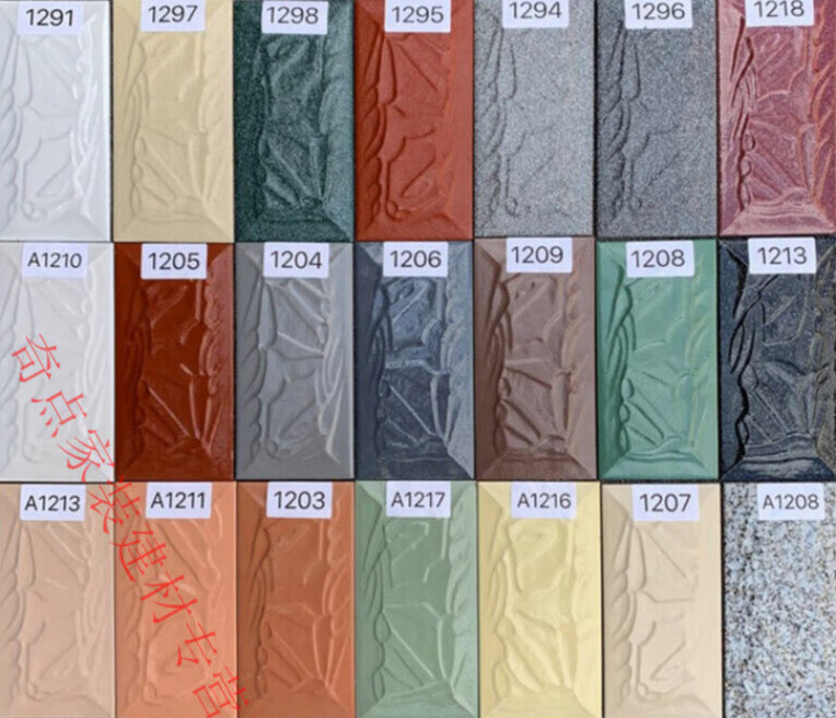 林村德国品质釉面蘑菇石通体砖100*200外墙砖釉面砖修补家用别墅瓷砖