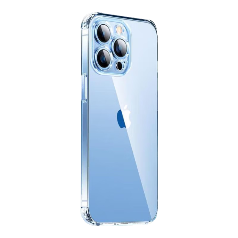 苹果16promax手机壳防摔适用iphone13/14/15lus/11/12/7/8/XS超薄镜头全包透明保护套 透明四角防摔【不易发黄】 苹果12