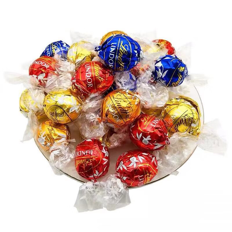瑞士蓮（Lindt）軟心巧克力散裝500g婚慶喜糖黑巧克力Lindor進(jìn)口零食 紅色軟心牛奶巧克力500克