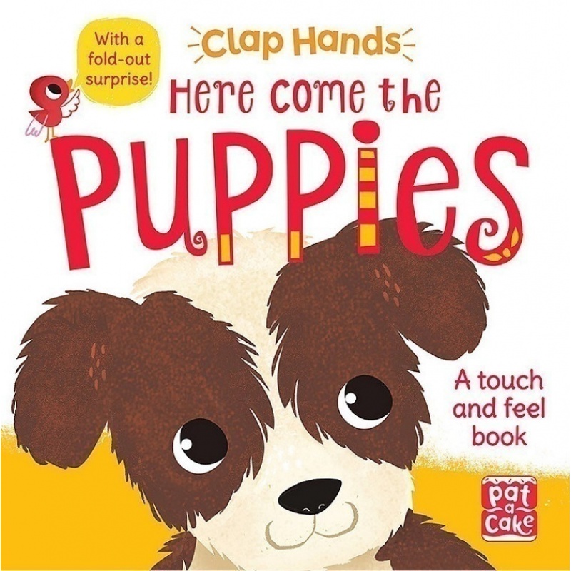 【中图原版】英文原版绘本here come the puppies 狗狗来啦!