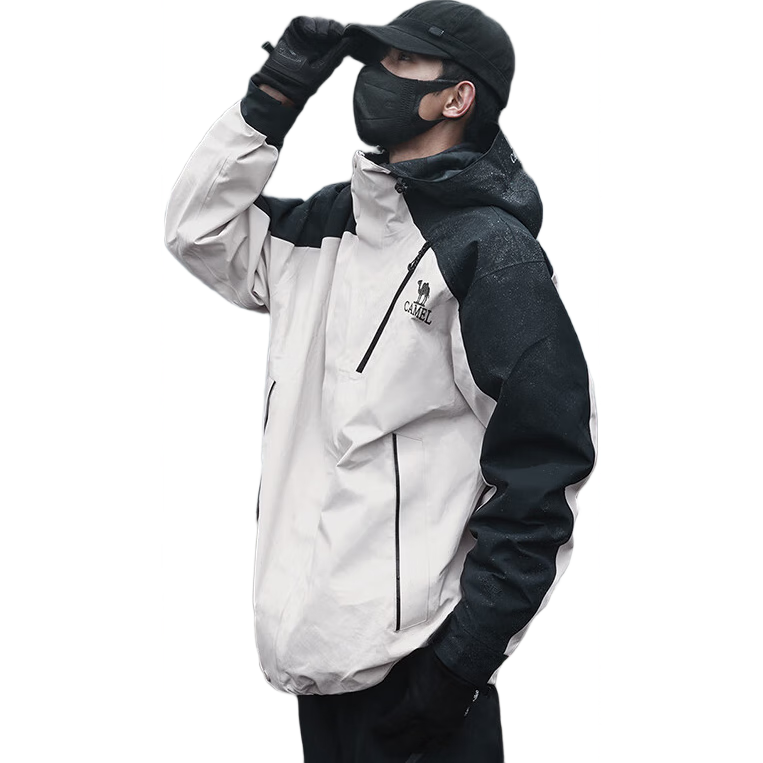 駱駝（CAMEL）[王俊凱同款] 戶(hù)外王者凱甲Evo系列沖鋒衣男女同款三合一防水外套