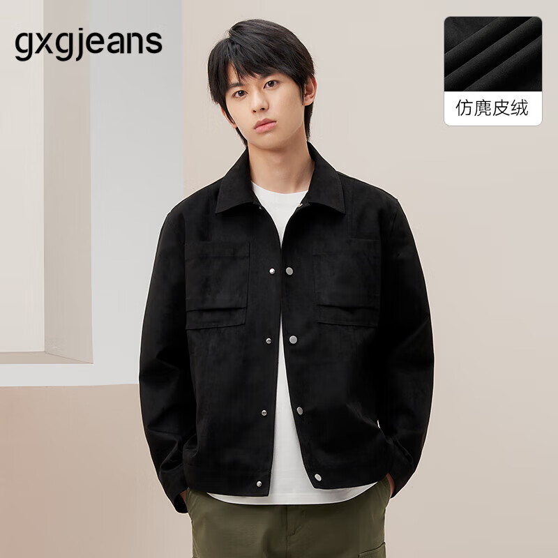 gxg.jeans男装 夹克外套合集 U款-黑色 JFD12100021 L (175)